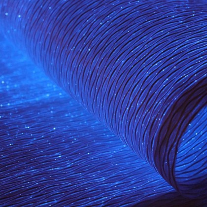 RETE WHITE FABRIC (LUMINOUS FIBER OPTIC FABRIC)